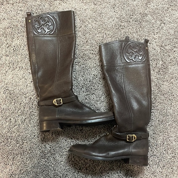 Tory Burch Shoes - Tory Burch Marlene Riding Boot in Coconut